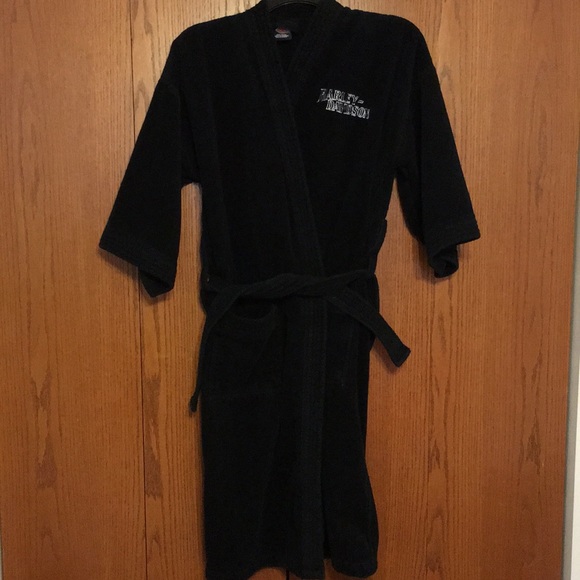 harley davidson mens bath robe